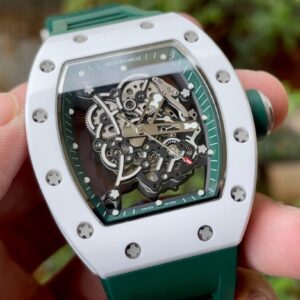 ĐỒNG HỒ NAM RICHARD MILLE RM055 REPLICA 1:1 NHÀ MÁY KV CERAMIC MÀU XANH 45MM 1 ĐỒNG HỒ NAM RICHARD MILLE RM055 REPLICA 1:1 NHÀ MÁY KV CERAMIC MÀU XANH 45MM