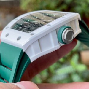 ĐỒNG HỒ NAM RICHARD MILLE RM055 REPLICA 1:1 NHÀ MÁY KV CERAMIC MÀU XANH 45MM 2 ĐỒNG HỒ NAM RICHARD MILLE RM055 REPLICA 1:1 NHÀ MÁY KV CERAMIC MÀU XANH 45MM