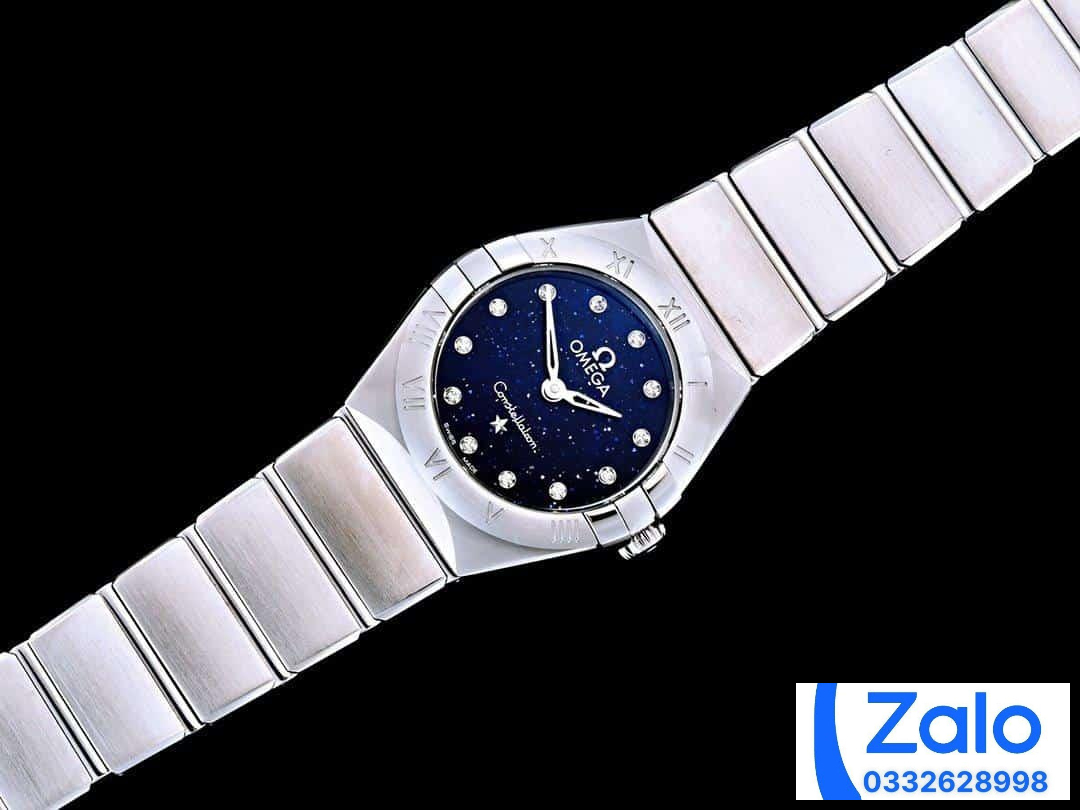 ĐỒNG HỒ NỮ OMEGA CONSTELLATION FAKE CAO CẤP NHÀ MÁY GF MẶT THIẾT KẾ 25MM ĐỒNG HỒ NỮ OMEGA CONSTELLATION FAKE CAO CẤP NHÀ MÁY GF MẶT THIẾT KẾ 25MM