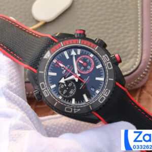 ĐỒNG HỒ NAM OMEGA SEAMASTER FAKE 1:1 NHÀ MÁY OM HAI MÀU ĐỎ ĐEM 45MM 1 ĐỒNG HỒ NAM OMEGA SEAMASTER FAKE 1:1 NHÀ MÁY OM HAI MÀU ĐỎ ĐEM 45MM