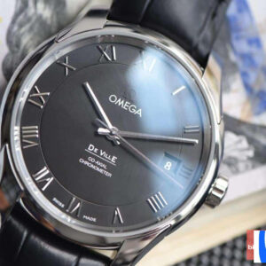ĐỒNG HỒ NAM OMEGA DE VILLE CO‑AXIAL CHRONOMETER FAKE NHÀ MÁY VS DÂY DA 41MM 1 ĐỒNG HỒ NAM OMEGA DE VILLE CO‑AXIAL CHRONOMETER FAKE NHÀ MÁY VS DÂY DA 41MM