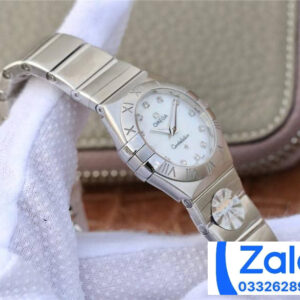 ĐỒNG HỒ NỮ OMEGA CONSTELLATION FAKE 11 NHÀ MÁY 3S CỌC SỐ ĐÍNH ĐÁ 27MM 2 ĐỒNG HỒ NỮ OMEGA CONSTELLATION FAKE 11 NHÀ MÁY 3S CỌC SỐ ĐÍNH ĐÁ 27MM