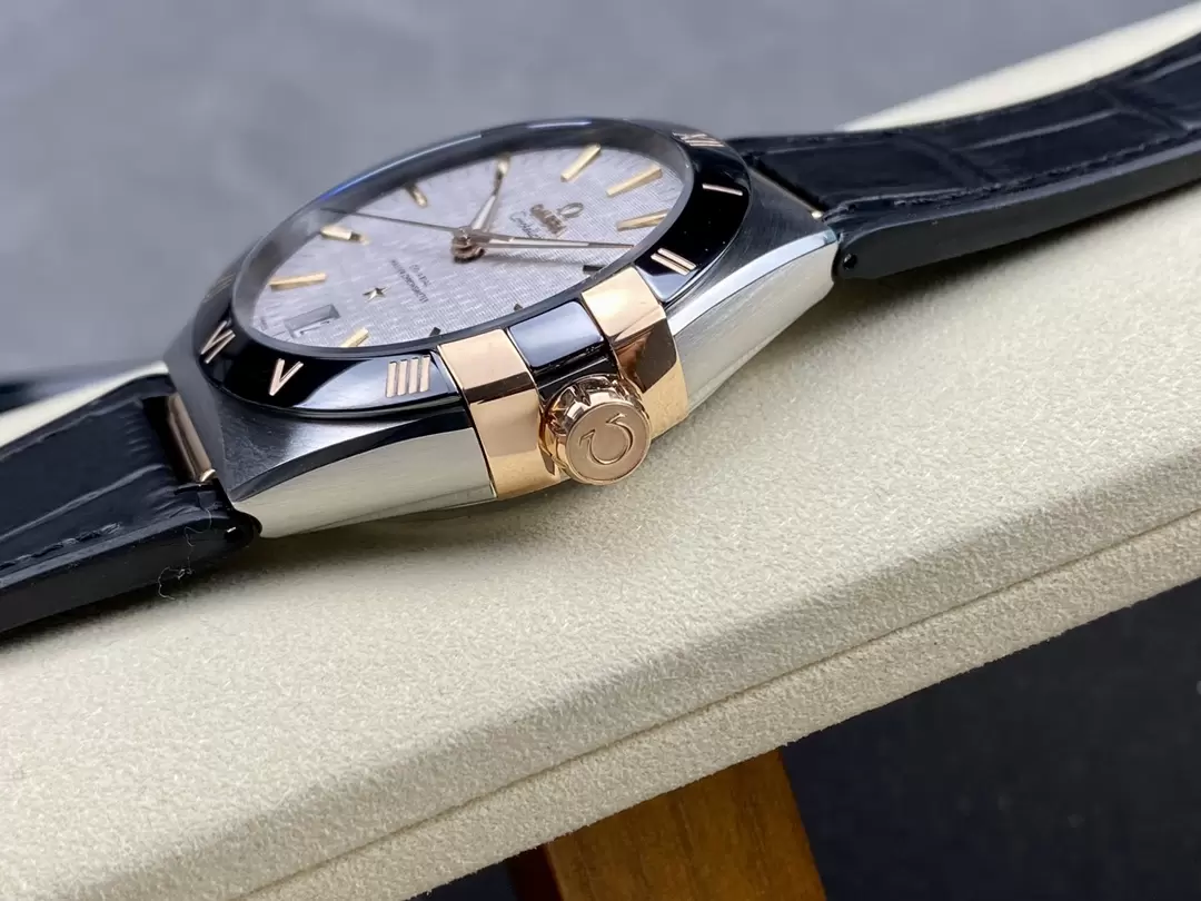 ĐỒNG HỒ NAM OMEGA CONSTELLATION REPLCIA 11 NHÀ MÁY SBF BEZEL ĐEN 41MM ĐỒNG HỒ NAM OMEGA CONSTELLATION REPLCIA 11 NHÀ MÁY SBF BEZEL ĐEN 41MM