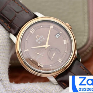 ĐỒNG HỒ NAM OMEGA DE VILLE PRESTIGE FAKE 11 NHÀ MÁY TW MẶT NÂU 39.5MM 1 ĐỒNG HỒ NAM OMEGA DE VILLE PRESTIGE FAKE 11 NHÀ MÁY TW MẶT NÂU 39.5MM