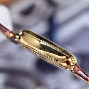 ĐỒNG HỒ NỮ OMEGA DE VILLE FAKE 11 NHÀ MÁY 3S FACTORY DÂY DA NÂU 27MM 2 ĐỒNG HỒ NỮ OMEGA DE VILLE FAKE 11 NHÀ MÁY 3S FACTORY DÂY DA NÂU 27MM