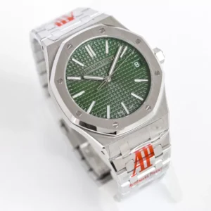 AUDEMARS PIGUET REPLICA WATCHES ROYAL OAK OR FACTORY GREEN DIAL 41MM 1 ĐỒNG HỒ AUDEMARS PIGUET ROYAL OAK REPLICA 11 NHÀ MÁY OR GREEN 41MM
