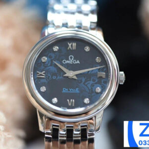 ĐỒNG HỒ NỮ OMEGA DE VILLE FAKE CAO CẤP NHÀ MÁY KZ FACTORY MẶT SỐ XANH 27MM 1 ĐỒNG HỒ NỮ OMEGA DE VILLE FAKE CAO CẤP NHÀ MÁY KZ FACTORY MẶT SỐ XANH 27MM
