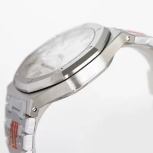 AUDEMARS PIGUET REPLICA WATCHES ROYAL OAK OR FACTORY WHITE DIAL 41MM 2 ĐỒNG HỒ AUDEMARS PIGUET ROYAL OAK REPLICA 1:1 NHÀ MÁY OR WHITE 41MM