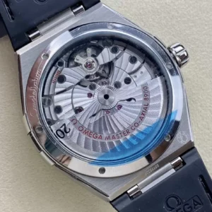 OMEGA CONSTELLATION GOOD IMITATION WATCHES BLACK DIAL LEATHER STRAP SBF FACTORY 41MM 4 ĐỒNG HỒ NAM OMEGA CONSTELLATION FAKE CAO CẤP NHÀ MÁY SBF MẶT SỐ ĐEN 41MM