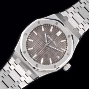 AUDEMARS PIGUET BEST COPIES WATCH ROYAL OAK 15500ST ZF FACTORY BROWN DIAL 41MM 1 ĐỒNG HỒ AUDEMARS PIGUET ROYAL OAK 15500ST REPLCIA NHÀ MÁY ZF MẶT NÂU 41MM