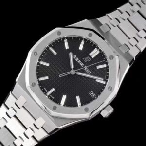 ĐỒNG HỒ AUDEMARS PIGUET ROYAL OAK 15500ST REP CAO CẤP NHÀ MÁY ZF MẶT ĐEN 41MM 1 ĐỒNG HỒ AUDEMARS PIGUET ROYAL OAK 15500ST REP CAO CẤP NHÀ MÁY ZF MẶT ĐEN 41MM