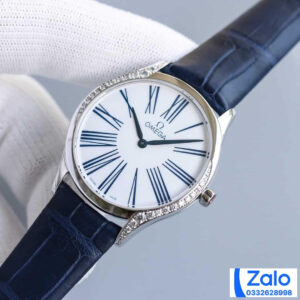 ĐỒNG HỒ NỮ OMEGA DE VILLE FAKE CAO CẤP NHÀ MÁY WWF ĐÍNH ĐÁ VIỀN 36MM 1 ĐỒNG HỒ NỮ OMEGA DE VILLE FAKE CAO CẤP NHÀ MÁY WWF ĐÍNH ĐÁ VIỀN 36MM