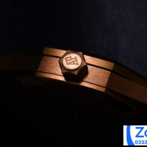 AUDEMARS PIGUET BEST COPIES WATCHES ROYAL OAK 15452 ROSE GOLD FULL RHINESTONE 41MM 3 ĐỒNG HỒ NAM AUDEMARS PIGUET ROYAL OAK 15452 REPLICA 1:1 ĐÍNH FULL ĐÁ 41MM