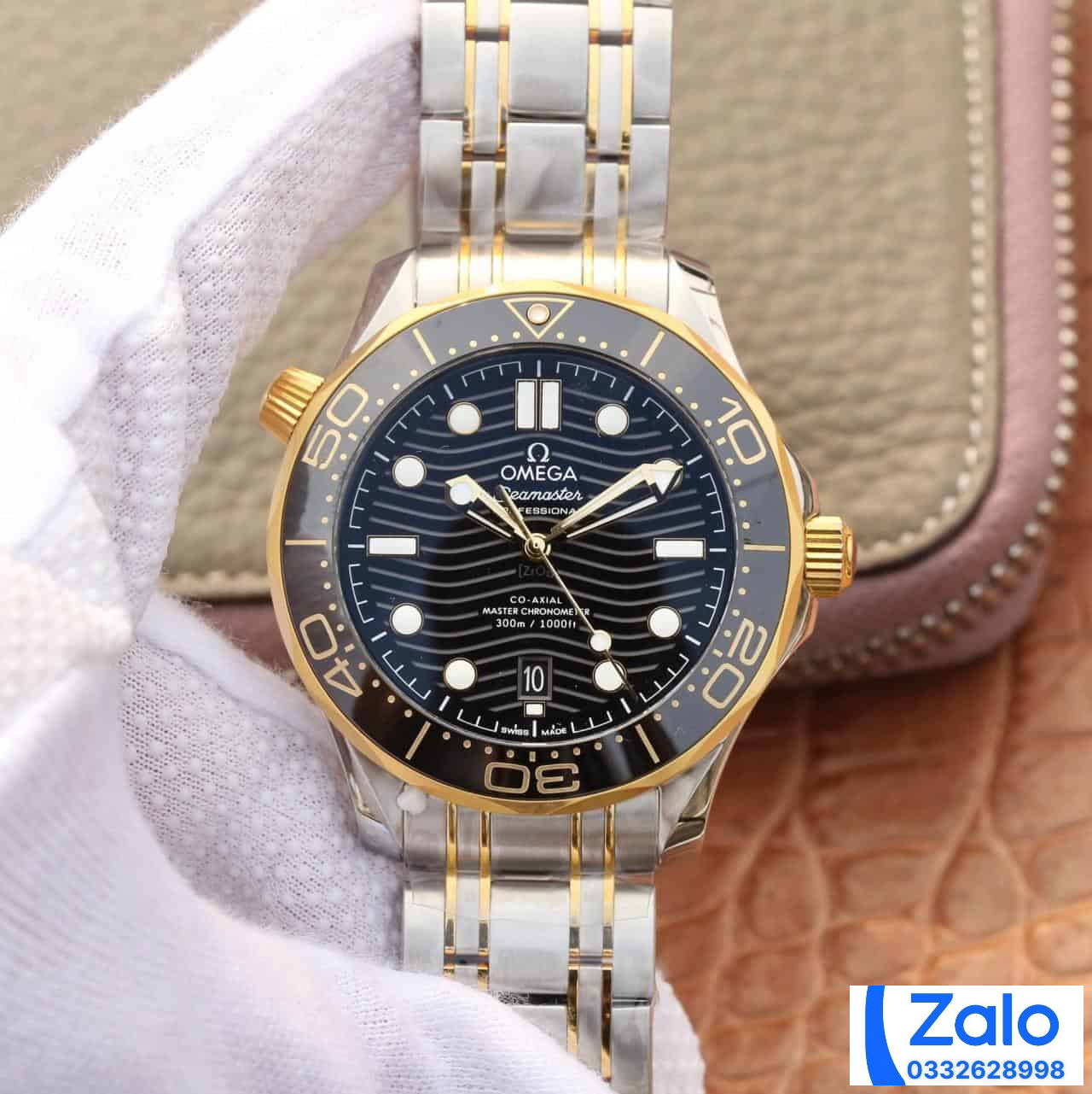 ĐỒNG HỒ NAM OMEGA SEAMASTER FAKE 11 NHÀ MÁY VS FACTORY VÀNG GOLD 42MM ĐỒNG HỒ NAM OMEGA SEAMASTER FAKE 11 NHÀ MÁY VS FACTORY VÀNG GOLD 42MM