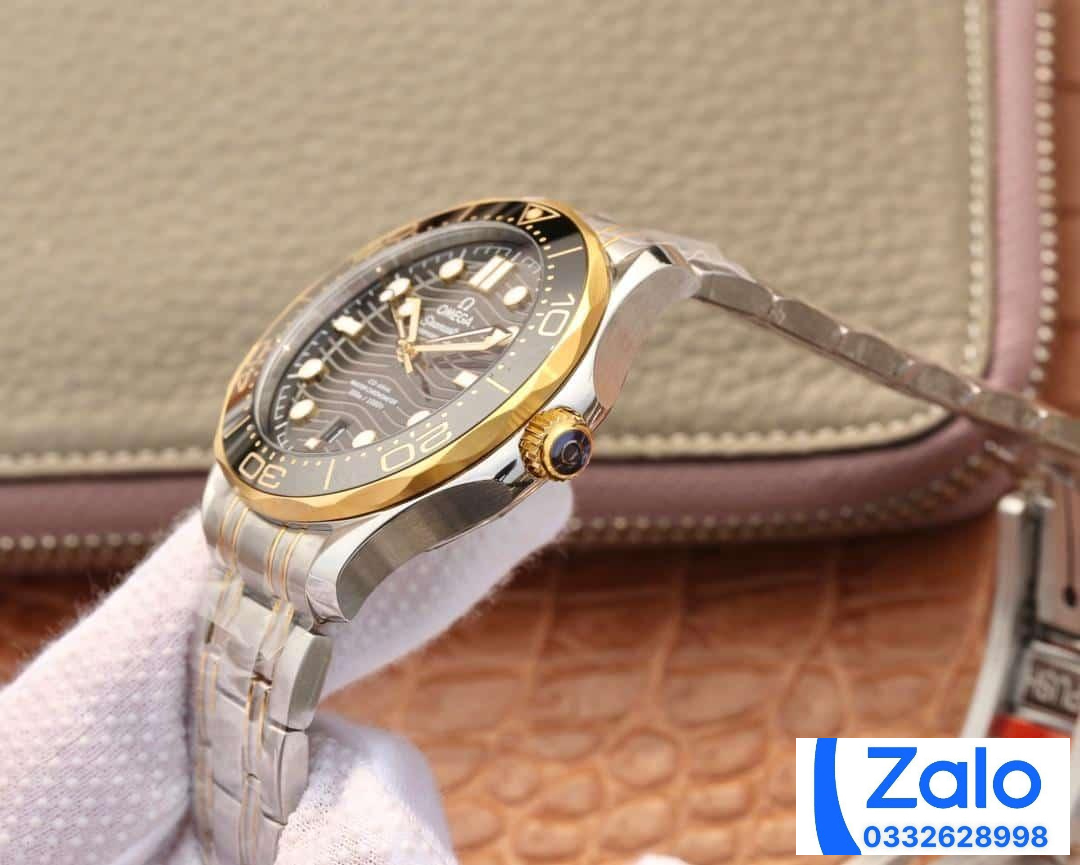 ĐỒNG HỒ NAM OMEGA SEAMASTER FAKE 11 NHÀ MÁY VS FACTORY VÀNG GOLD 42MM ĐỒNG HỒ NAM OMEGA SEAMASTER FAKE 11 NHÀ MÁY VS FACTORY VÀNG GOLD 42MM
