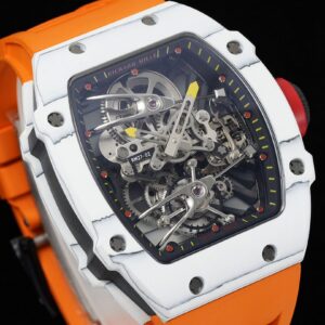 ĐỒNG HỒ NAM RICHARD MILLE RM27-02 REPLICA CAO CẤP DÂY ĐEO CAO SU CAM 42MM 1 ĐỒNG HỒ NAM RICHARD MILLE RM27-02 REPLICA CAO CẤP DÂY ĐEO CAO SU CAM 42MM