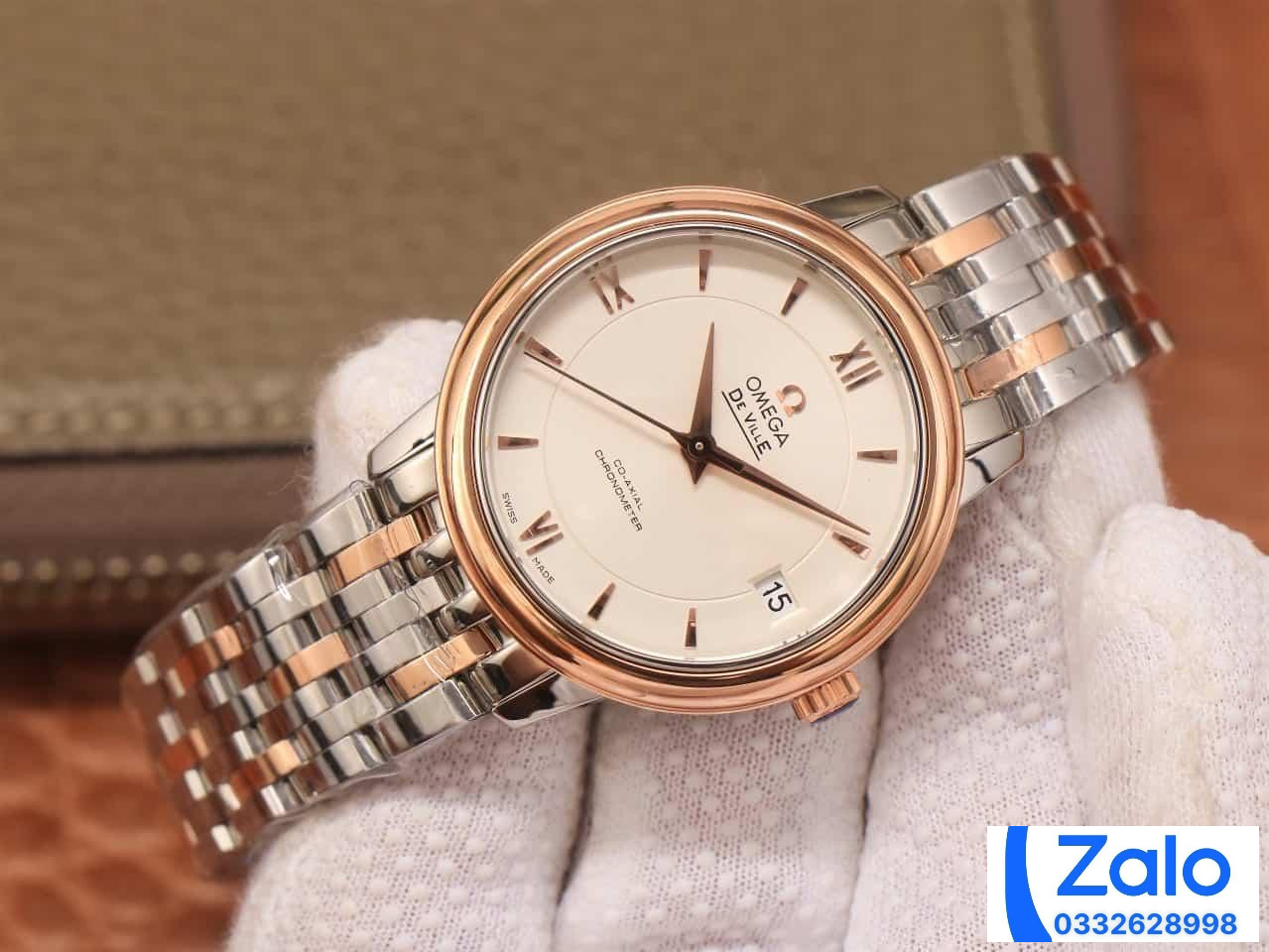 ĐỒNG HỒ NỮ OMEGA DE VILLE FAKE 11 NHÀ MÁY MKS MẶT TRƠN CỌC LA MÃ 32.7MM ĐỒNG HỒ NỮ OMEGA DE VILLE FAKE 11 NHÀ MÁY MKS MẶT TRƠN CỌC LA MÃ 32.7MM