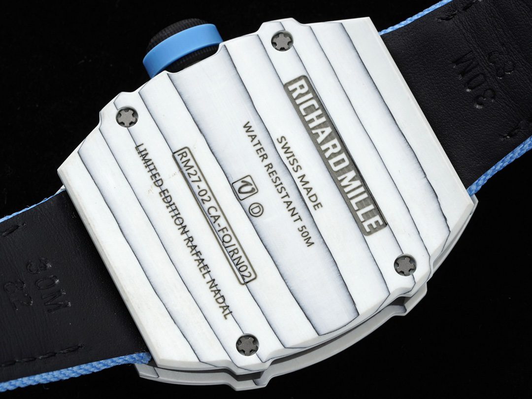 ĐỒNG HỒ NAM RICHARD MILLE RM27-02 REPLICA 1:1 DÂY VẢI CANVAS XANH 42MM ĐỒNG HỒ NAM RICHARD MILLE RM27-02 REPLICA 1:1 DÂY VẢI CANVAS XANH 42MM