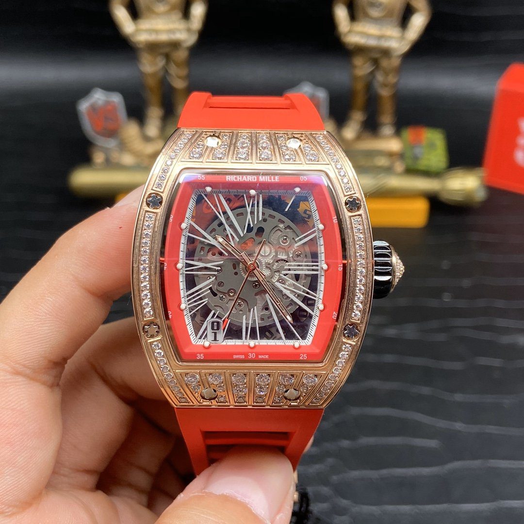ĐỒNG HỒ NAM RICHARD MILLE RM010 FAKE CAO CẤP VÀNG HỒNG DÂY CAM 41MM ĐỒNG HỒ NAM RICHARD MILLE RM010 FAKE CAO CẤP VÀNG HỒNG DÂY CAM 41MM