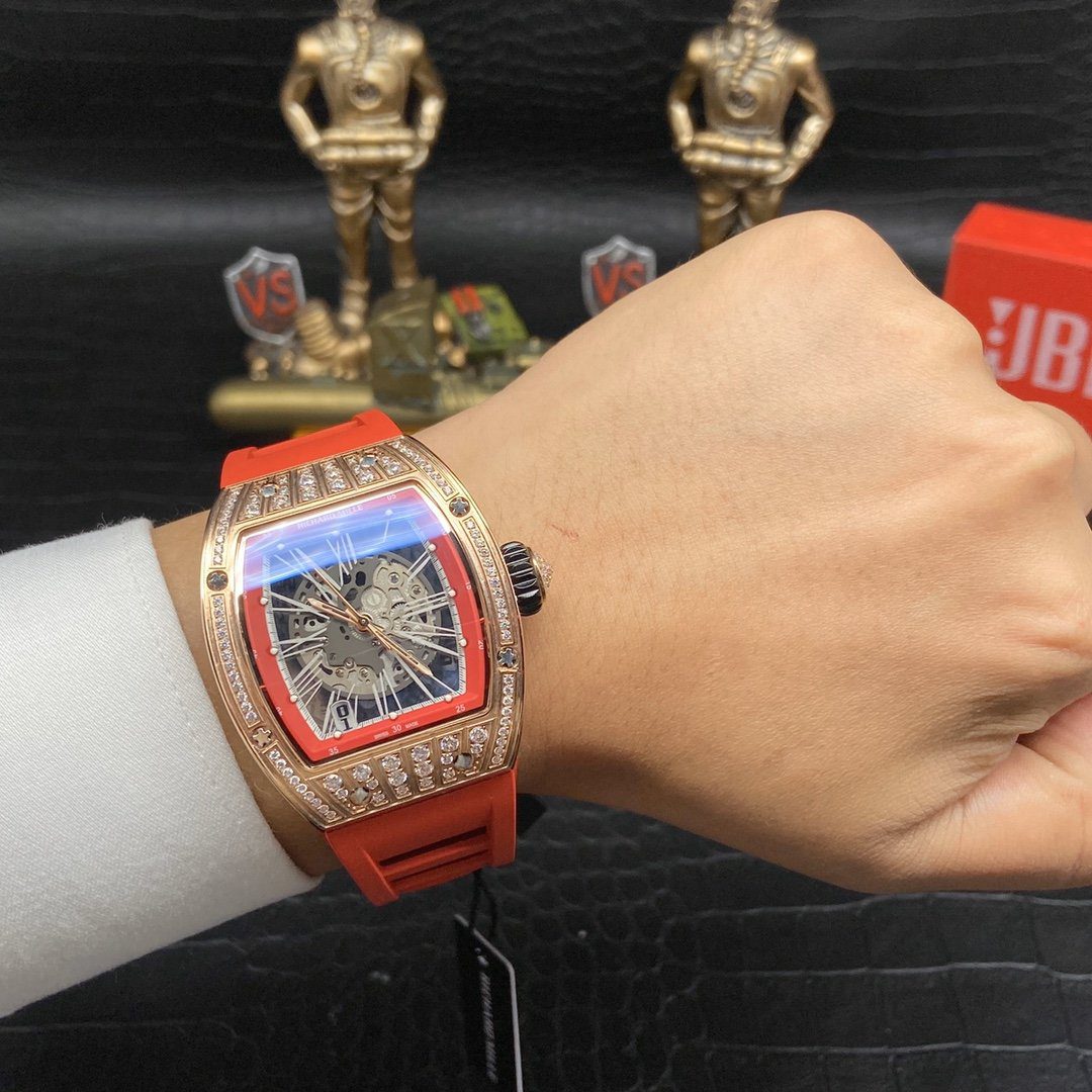 ĐỒNG HỒ NAM RICHARD MILLE RM010 FAKE CAO CẤP VÀNG HỒNG DÂY CAM 41MM ĐỒNG HỒ NAM RICHARD MILLE RM010 FAKE CAO CẤP VÀNG HỒNG DÂY CAM 41MM