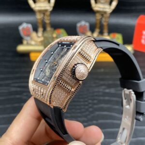 ĐỒNG HỒ NAM RICHARD MILLE RM010 FAKE 11 VÀNG HỒNG DÂY ĐEN 41MM 2 ĐỒNG HỒ NAM RICHARD MILLE RM010 FAKE 11 VÀNG HỒNG DÂY ĐEN 41MM