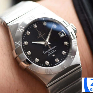 ĐỒNG HỒ NAM OMEGA CONSTELLATION SUPER FAKE NHÀ MÁY VS CỌC ĐÍNH ĐÁ 38MM 7 ĐỒNG HỒ NAM OMEGA CONSTELLATION SUPER FAKE NHÀ MÁY VS CỌC ĐÍNH ĐÁ 38MM