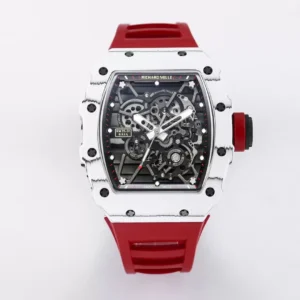 ĐỒNG HỒ NAM RICHARD MILLE RM35-01 REPLICA 1:1 NHÀ MÁY BBR CAO SU ĐỎ 44MM