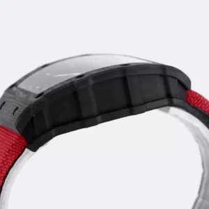 RICHARD MILLE RM35-01 REPLICA WATCHES BLACK CARBON CASE RED FABRIC STRAP BBR FACTORY 44MM 2 ĐỒNG HỒ NAM RICHARD MILLE RM35-01 REPLICA NHÀ MÁY BBR FACTORY 44MM