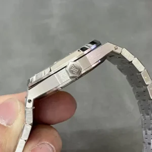 AUDEMARS PIGUET GOOD IMITATION WATCHES ROYAL OAK IP FACTORY GREY DIAL 37MM 2 ĐỒNG HỒ AUDEMARS PIGUET ROYAL OAK REPLICA NHÀ MÁY IP FACTOERY 37MM