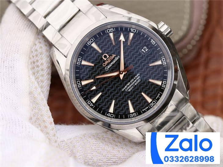 ĐỒNG HỒ NAM OMEGA SEAMASTER AQUA TERRA FAKE NHÀ MÁY VS NIỀNG TRƠN 41MM ĐỒNG HỒ NAM OMEGA SEAMASTER AQUA TERRA FAKE NHÀ MÁY VS NIỀNG TRƠN 41MM