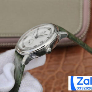 ĐỒNG HỒ NAM OMEGA DE VILLE FAKE CAO CẤP NHÀ MÁY DV DÂY DA XANH 40MM 2 ĐỒNG HỒ NAM OMEGA DE VILLE FAKE CAO CẤP NHÀ MÁY DV DÂY DA XANH 40MM