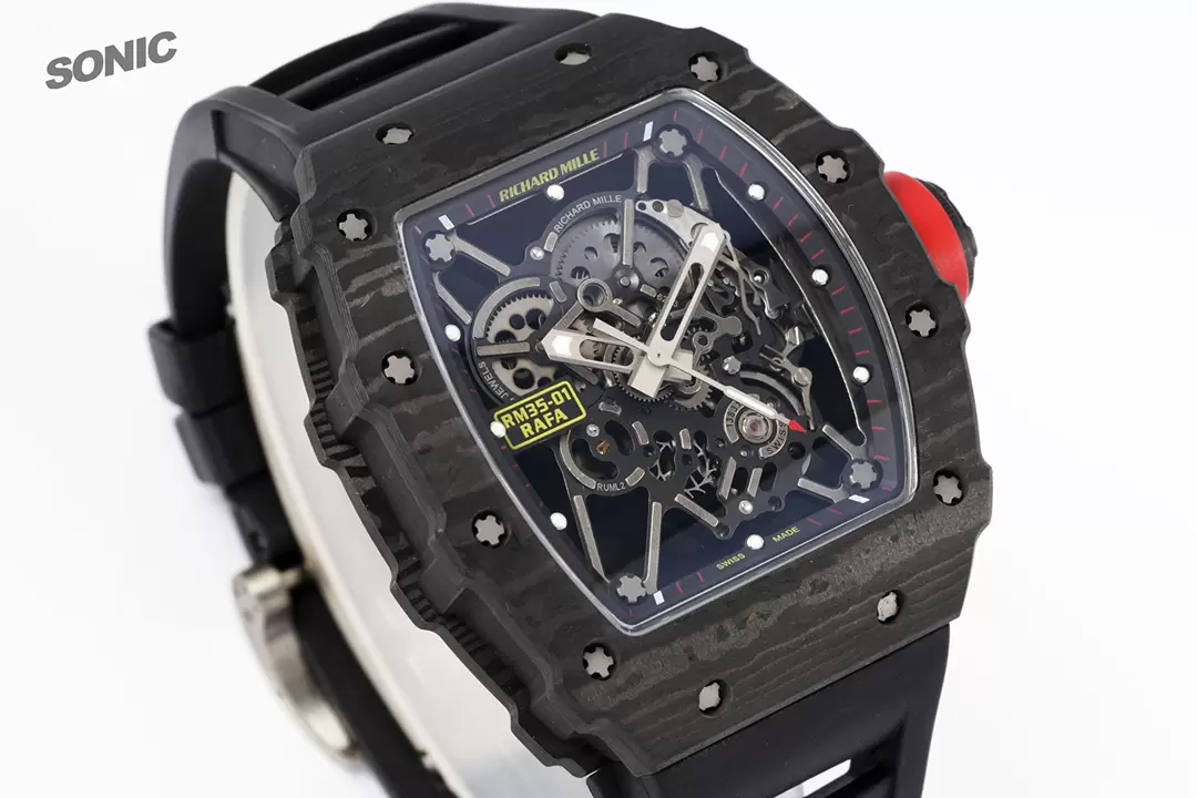 ĐỒNG HỒ NAM RICHARD MILLE RM35-01 REPLICA 1:1 NHÀ MÁY SONIC MÀU ĐEN 45MM ĐỒNG HỒ NAM RICHARD MILLE RM35-01 REPLICA 1:1 NHÀ MÁY SONIC MÀU ĐEN 45MM