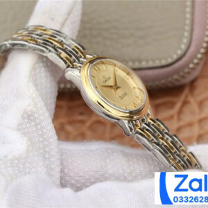 ĐỒNG HỒ NỮ OMEGA DE VILLE FAKE 1:1 NHÀ MÁY VK FACTORY MẶT SỐ VÀNG 27MM 2 ĐỒNG HỒ NỮ OMEGA DE VILLE FAKE 1:1 NHÀ MÁY VK FACTORY MẶT SỐ VÀNG 27MM