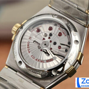 ĐỒNG HỒ NAM OMEGA CONSTELLATION FAKE NHÀ MÁY 3S MẶT VÀNG ĐÍNH ĐÁ 38MM 4 ĐỒNG HỒ NAM OMEGA CONSTELLATION FAKE NHÀ MÁY 3S MẶT VÀNG ĐÍNH ĐÁ 38MM