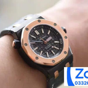 ĐỒNG HỒ NAM AUDEMARS PIGUET ROYAL OAK 15709 SUPER FAKE NHÀ MÁY JF ĐEN 41MM 5 ĐỒNG HỒ NAM AUDEMARS PIGUET ROYAL OAK 15709 SUPER FAKE NHÀ MÁY JF ĐEN 41MM