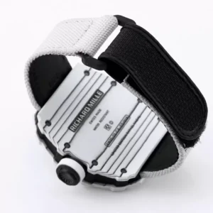RICHARD MILLE RM35-01 COPIES WATCHES WHITE CARBON CASE FABRIC STRAP BBR FACTORY 44MM 5 ĐỒNG HỒ NAM RICHARD MILLE RM35-01 REP 11 NHÀ MÁY BBR DÂY VẢI CANVAS 44MM