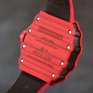 ĐỒNG HỒ NAM RICHARD MILLE RM12-01 REP CAO CẤP DÂY VẢI CANVAS ĐỎ 44MM 4 ĐỒNG HỒ NAM RICHARD MILLE RM12-01 REP CAO CẤP DÂY VẢI CANVAS ĐỎ 44MM