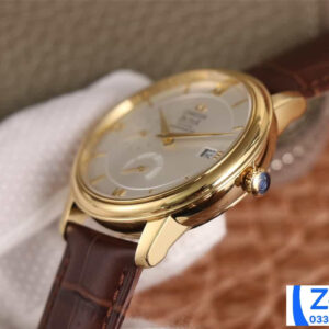 ĐỒNG HỒ NAM OMEGA DE VILLE FAKE 11 NHÀ MÁY AZ DÂY DA VỎ VÀNG GOLD 40MM 3 ĐỒNG HỒ NAM OMEGA DE VILLE FAKE 11 NHÀ MÁY AZ DÂY DA VỎ VÀNG GOLD 40MM