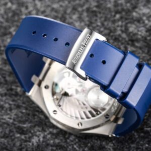 AUDEMARS PIGUET COPIES WACHES ROYAL OAK 26522BC R8 FACTORY RUBBER STRAP 41MM 5 ĐỒNG HỒ AUDEMARS PIGUET ROYAL OAK 26522BC REP 11 NHÀ MÁY R8 DÂY CAO SU 41MM