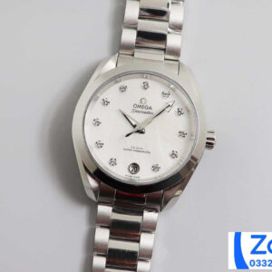 ĐỒNG HỒ NỮ OMEGA SEAMASTER SUPER FAKE NHÀ MÁY VS ĐÍNH ĐÁ NỔI BẬT 34MM 1 ĐỒNG HỒ NỮ OMEGA SEAMASTER SUPER FAKE NHÀ MÁY VS ĐÍNH ĐÁ NỔI BẬT 34MM