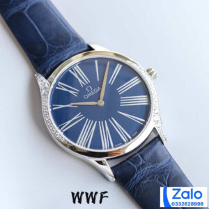 ĐỒNG HỒ NỮ OMEGA DE VILLE FAKE CAO CẤP NHÀ MÁY WWF FACTORY MẶT XANH 36MM 2 ĐỒNG HỒ NỮ OMEGA DE VILLE FAKE CAO CẤP NHÀ MÁY WWF FACTORY MẶT XANH 36MM