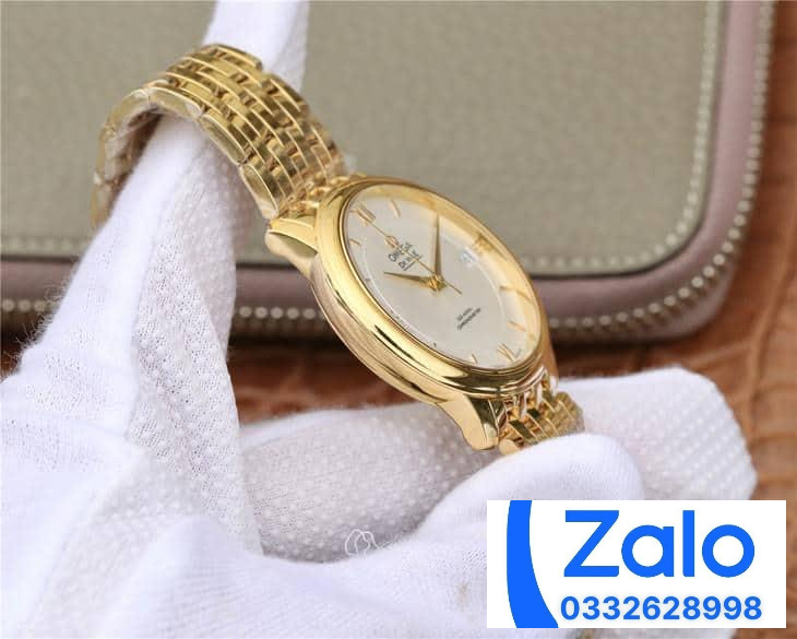 ĐỒNG HỒ NAM OMEGA DE VILLE SUPER FAKE NHÀ MÁY VK VÀNG GOLD 36.8MM ĐỒNG HỒ NAM OMEGA DE VILLE SUPER FAKE NHÀ MÁY VK VÀNG GOLD 36.8MM