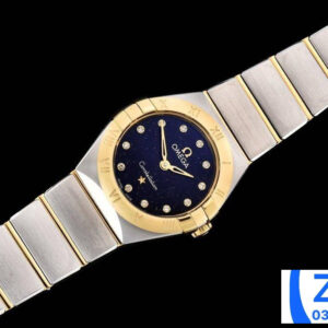 ĐỒNG HỒ NỮ OMEGA CONSTELLATION FAKE 1:1 NHÀ MÁY GF MẶT SỐ XANH 25MM 1 ĐỒNG HỒ NỮ OMEGA CONSTELLATION FAKE 1:1 NHÀ MÁY GF MẶT SỐ XANH 25MM