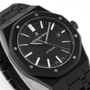 AUDEMARS PIGUET BEST COPIES WATCHES ROYAL OAK 15400ST ZF FACTORY ALL BLACK 41MM 1 ĐỒNG HỒ AUDEMARS PIGUET ROYAL OAK OFFSHORE 15400ST REPLICA CAO CẤP NHÀ MÁY ZF 41MM