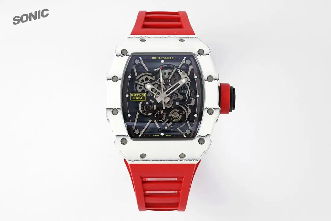 ĐỒNG HỒ NAM RICHARD MILLE RM35-01 REPLICA 1:1 NHÀ MÁY SONIC DÂY ĐỎ 45MM ĐỒNG HỒ NAM RICHARD MILLE RM35-01 REPLICA 1:1 NHÀ MÁY SONIC DÂY ĐỎ 45MM
