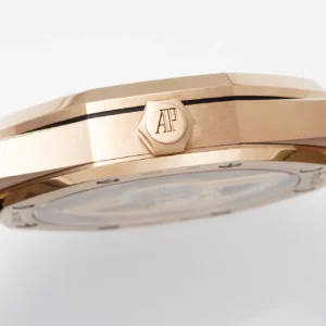 AUDEMARS PIGUET HIGH END WATCH REPLICAS ROYAL OAK APS FACTORY BLUE DIAL LEATHER STRAP 41MM 3 ĐỒNG HỒ AUDEMARS PIGUET ROYAL OAK REPLICA 1:1 NHÀ MÁY APS DÂY DA 41MM