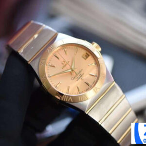 ĐỒNG HỒ NAM OMEGA CONSTELLATION FAKE 11 NHÀ MÁY VS MẶT VÀNG CHẢI TIA 38MM 1 ĐỒNG HỒ NAM OMEGA CONSTELLATION FAKE 11 NHÀ MÁY VS MẶT VÀNG CHẢI TIA 38MM