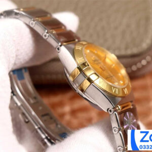 ĐỒNG HỒ NỮ OMEGA CONSTELLATION SUPER FAKE NHÀ MÁY 3S MẶT SỐ VÀNG 29MM 2 ĐỒNG HỒ NỮ OMEGA CONSTELLATION SUPER FAKE NHÀ MÁY 3S MẶT SỐ VÀNG 29MM