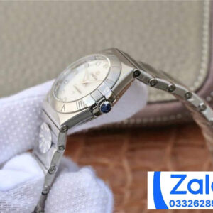 ĐỒNG HỒ NỮ OMEGA CONSTELLATION FAKE 11 NHÀ MÁY 3S CỌC SỐ ĐÍNH ĐÁ 27MM 3 ĐỒNG HỒ NỮ OMEGA CONSTELLATION FAKE 11 NHÀ MÁY 3S CỌC SỐ ĐÍNH ĐÁ 27MM