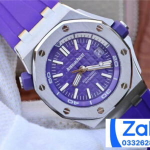 AUDEMARS PIGUET REPLICA WATCHES ROYAL OAK 15710 PURPLE 42MM 1 ĐỒNG HỒ NAM AUDEMARS PIGUET ROYAL OAK 15710 SUPER FAKE MÀU TÍM 42MM